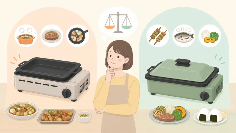 ビストロの達人プラスと焼き上手さんβの違いを比較｜用途別の選び方