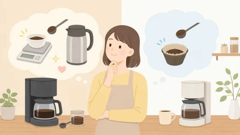 SC-C281とSC-C112の違いは?コーヒーメーカーを比較