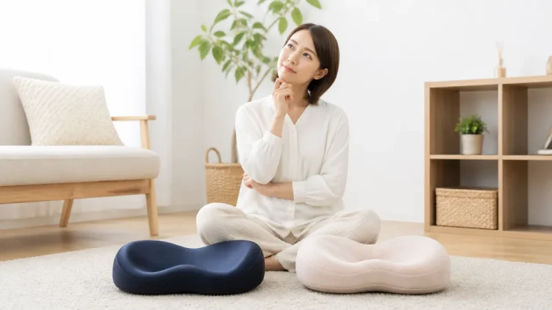 ペルフィットとDHC骨盤底筋しめ活クッションyurarixの違い