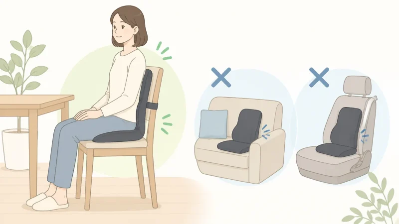 ペルフィットの使い方と座り方を解説|無理なく続けるコツ